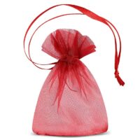 Organza tašky 7 x 9 cm (SDB) - bordové Bordové sáčky