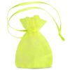 Organza tašky 7 x 9 cm (SDB) - neonově zelené Malé sáčky 7x9 cm