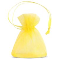 Organza tašky 7 x 9 cm (SDB) - žluté Žluté sáčky