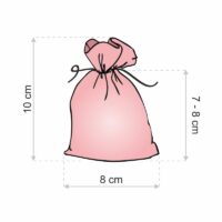 Organza tašky 8 x 10 cm - Vánoce / 1 Sáčky s potiskem