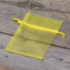 Organza tašky 9 x 12 cm - žluté Velikonoce
