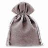 Sametové sáčky 10 x 13 cm - stříbrné Stříbrné / šedé sáčky