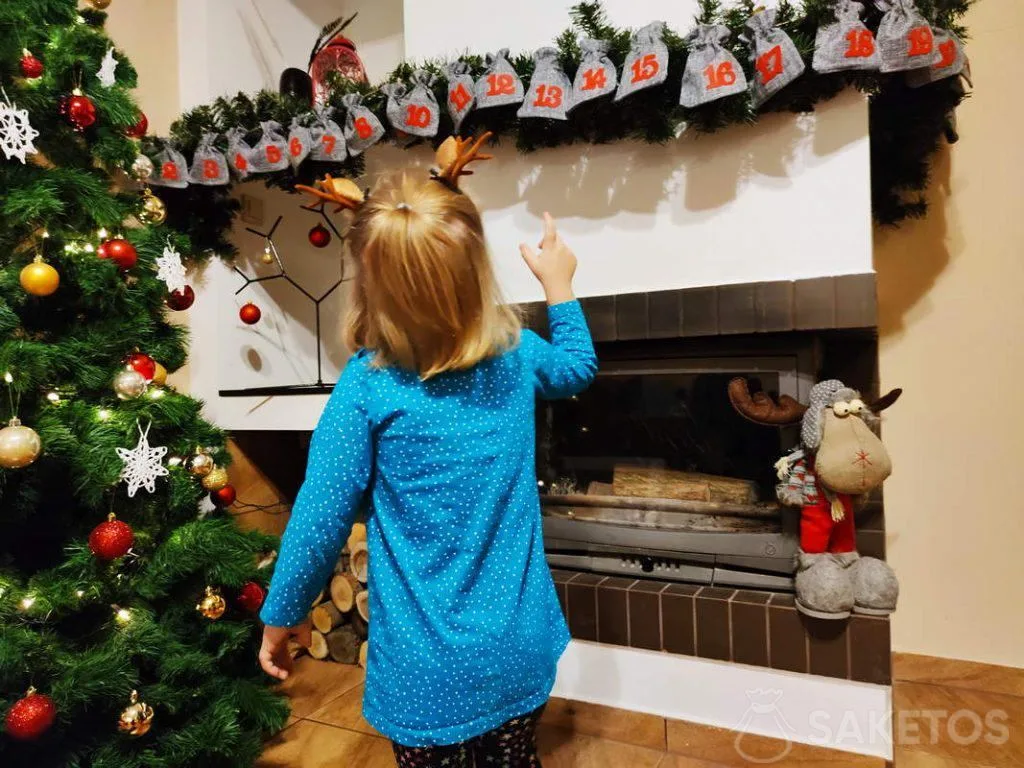 Adventní kalendář z jutového pytlíku si vaše dítě jistě zamiluje! Adventní inspirace
