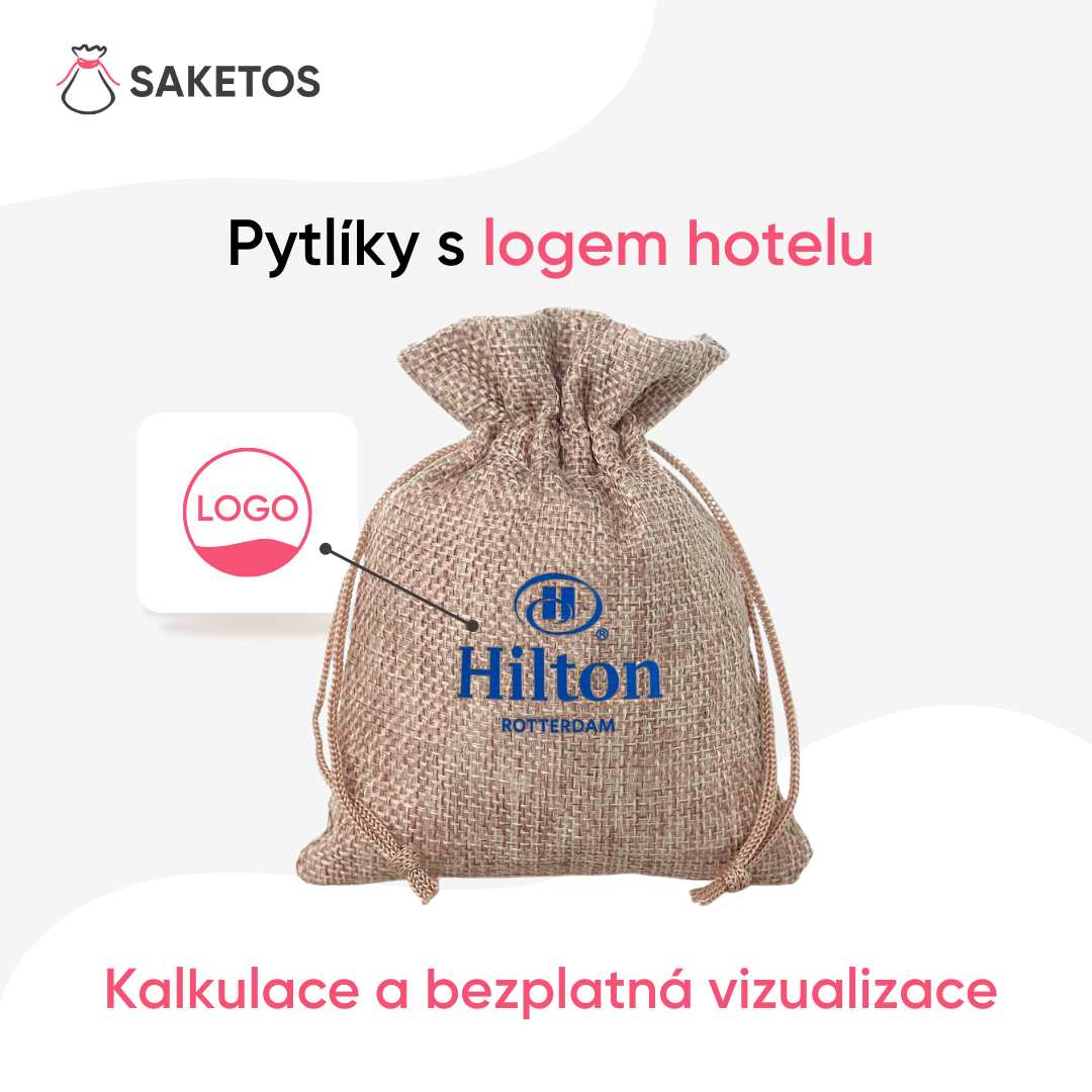 Hotelové sáčky s logem - získejte cenovou nabídku a vizualizaci zdarma