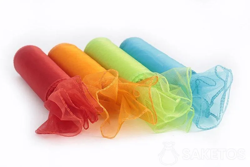 Organza jako dárkové balení