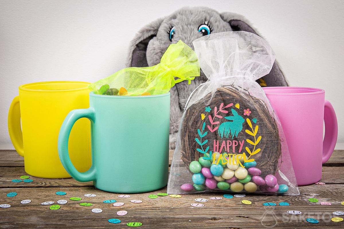 Pytlík na velikonoční dárky - happy easter