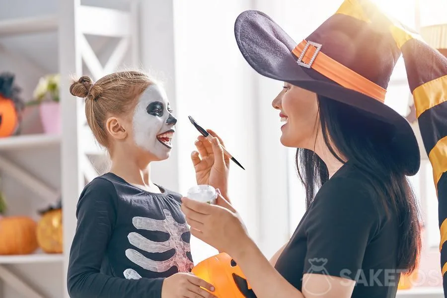 Halloween kostým a make-up