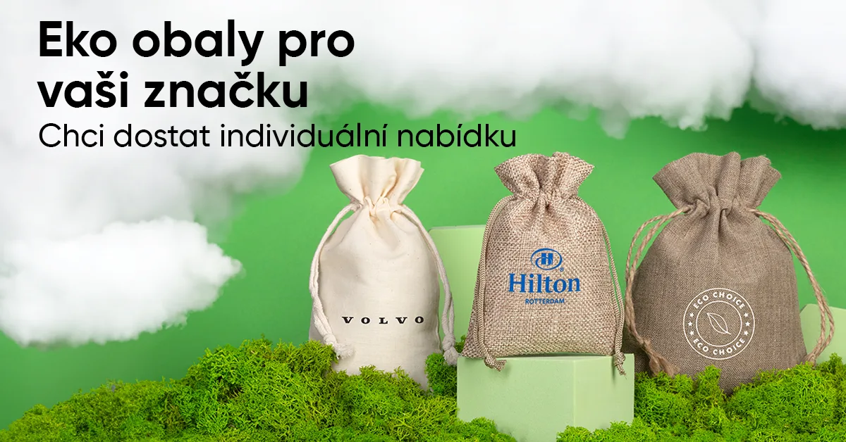Objednejte si ekologické znovupoužitelné obaly s logem vaší firmy
