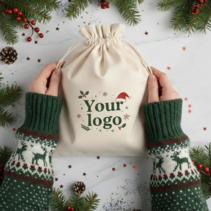 Vánoční sáčky s logem