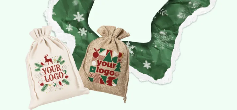 Vánoční sáčky s firemním logem