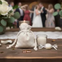 Lněné pytlíky jako balení pro svatební a příležitostné dárky