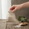 Lněné pytlíky jako obal na koupelovou sůl